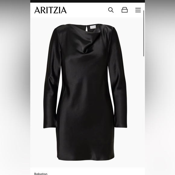 Aritzia Babaton Gio Satin Dress - Picture 1 of 5